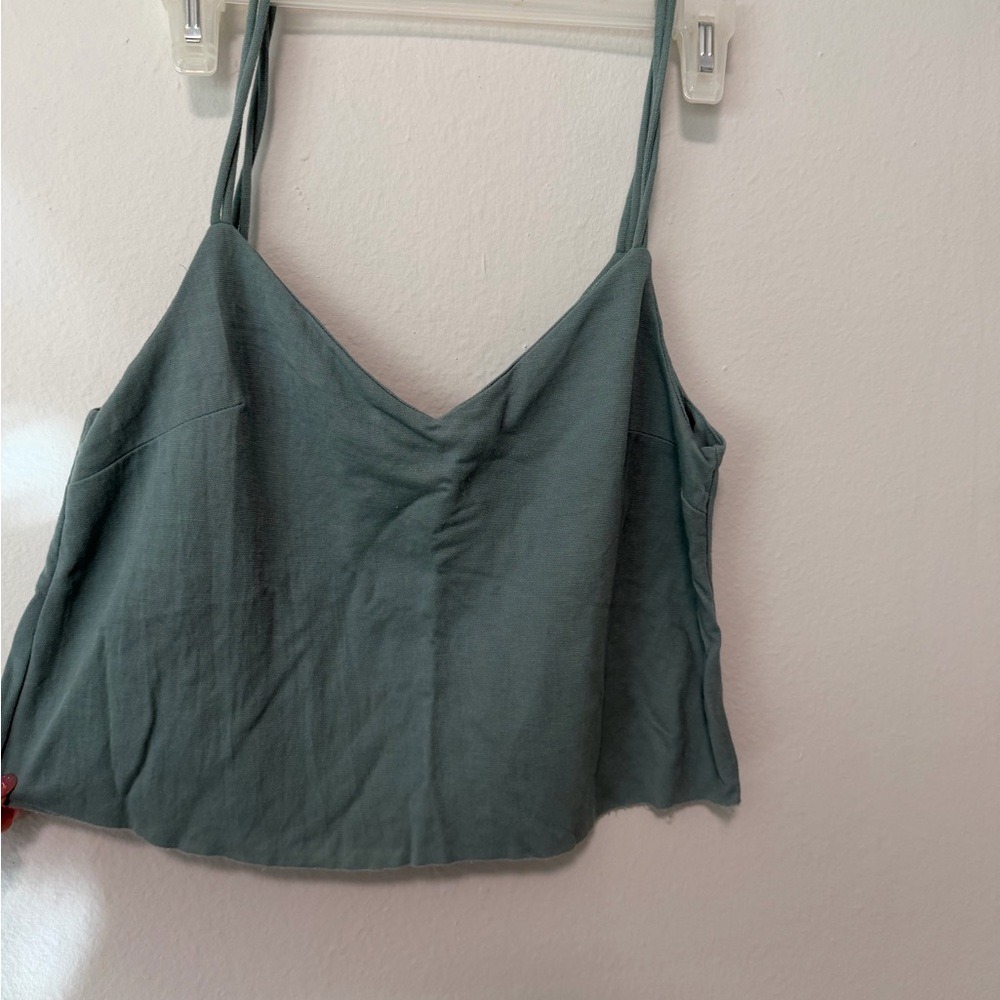 Mango Teal Camisole Top